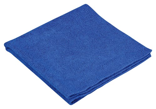Chiffon en microfibre sans bord, bleu