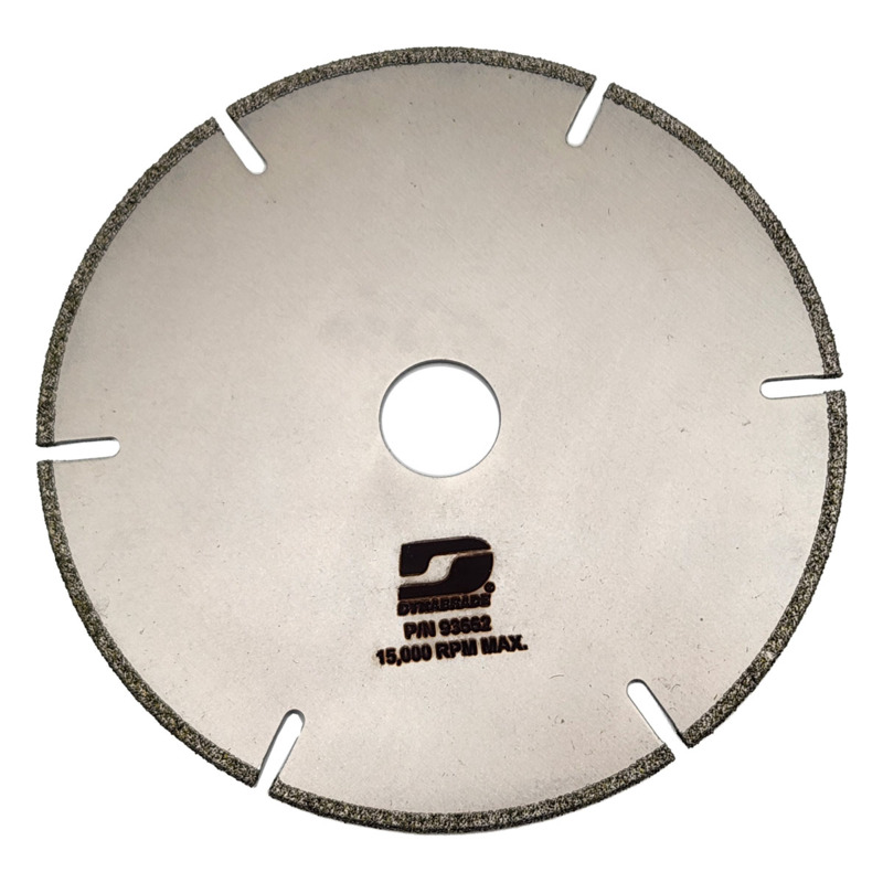 5" (127 mm) de diâmetro x 3/4" (19 mm) CH 40/50 Grão com ranhuras/fendas Disco de corte diamantado