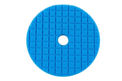 Mousse de polissage conique 160 mm 1 trou Bleu