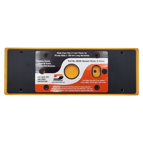 Tampone a disco Dynabug II a vuoto da 2-2/3" (68 mm) x 7-3/4" (196 mm), con faccia a gancio, a contatto con la pelle.