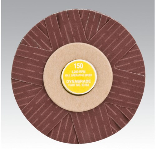 Disque abrasif A/O à montage sur broche, diamètre 102 mm (4 po), grain 150