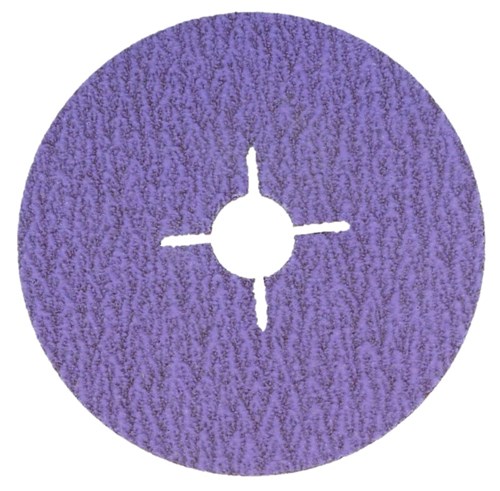 Dynafire Keramikfaser-Scheibe 125 mm, P80, Flanschbefestigung